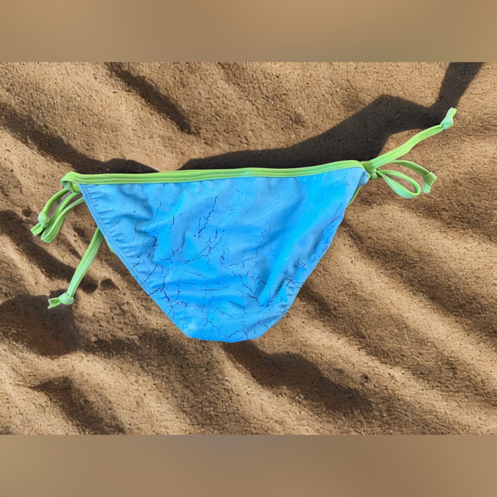 Brand - New: Triangle Bikini Set with Lime πβπ© Green Strapes - Picture 5 of 10